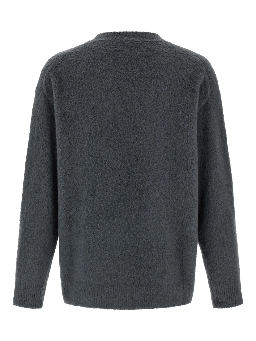 Gray Cotton Cardigan