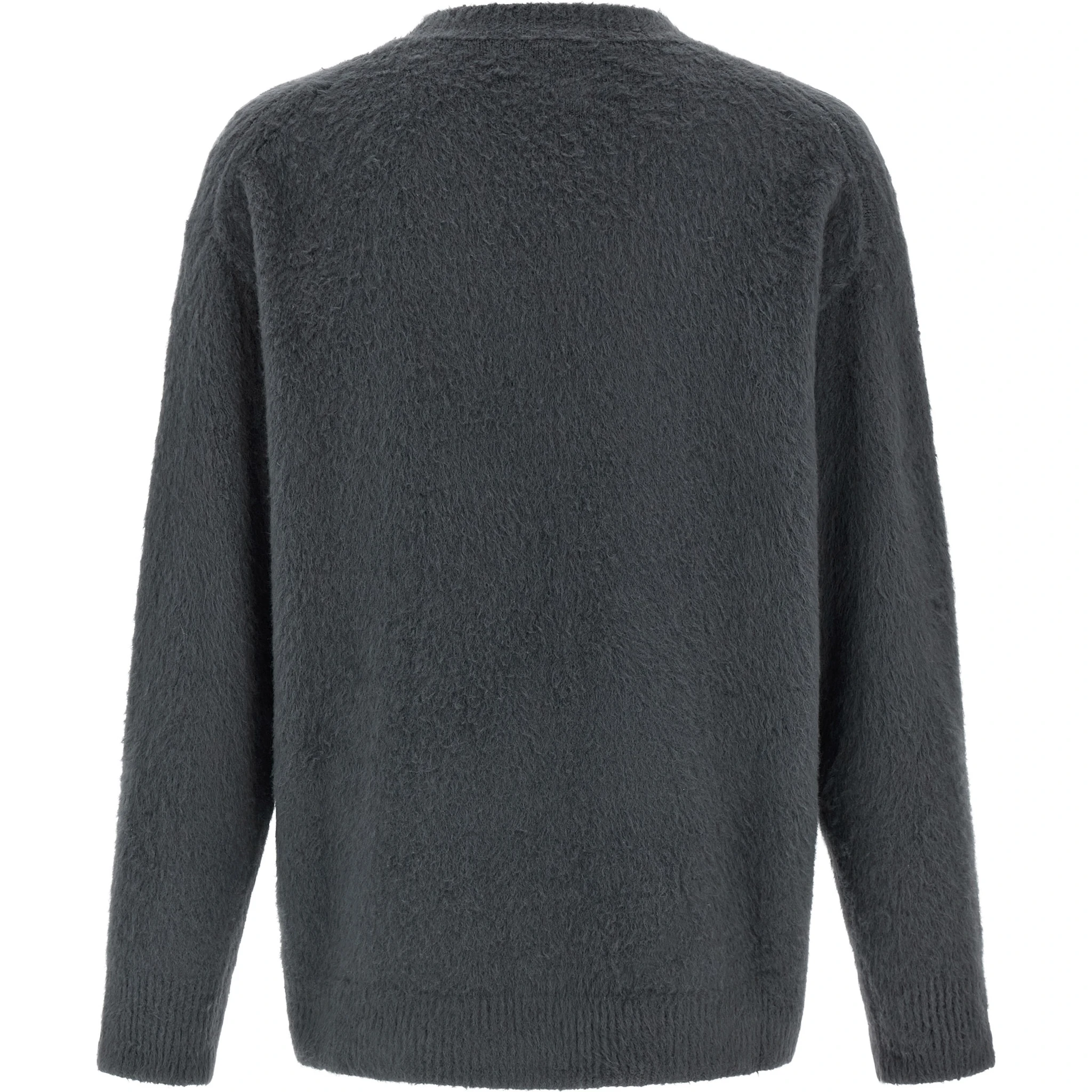 Gray Cotton Cardigan