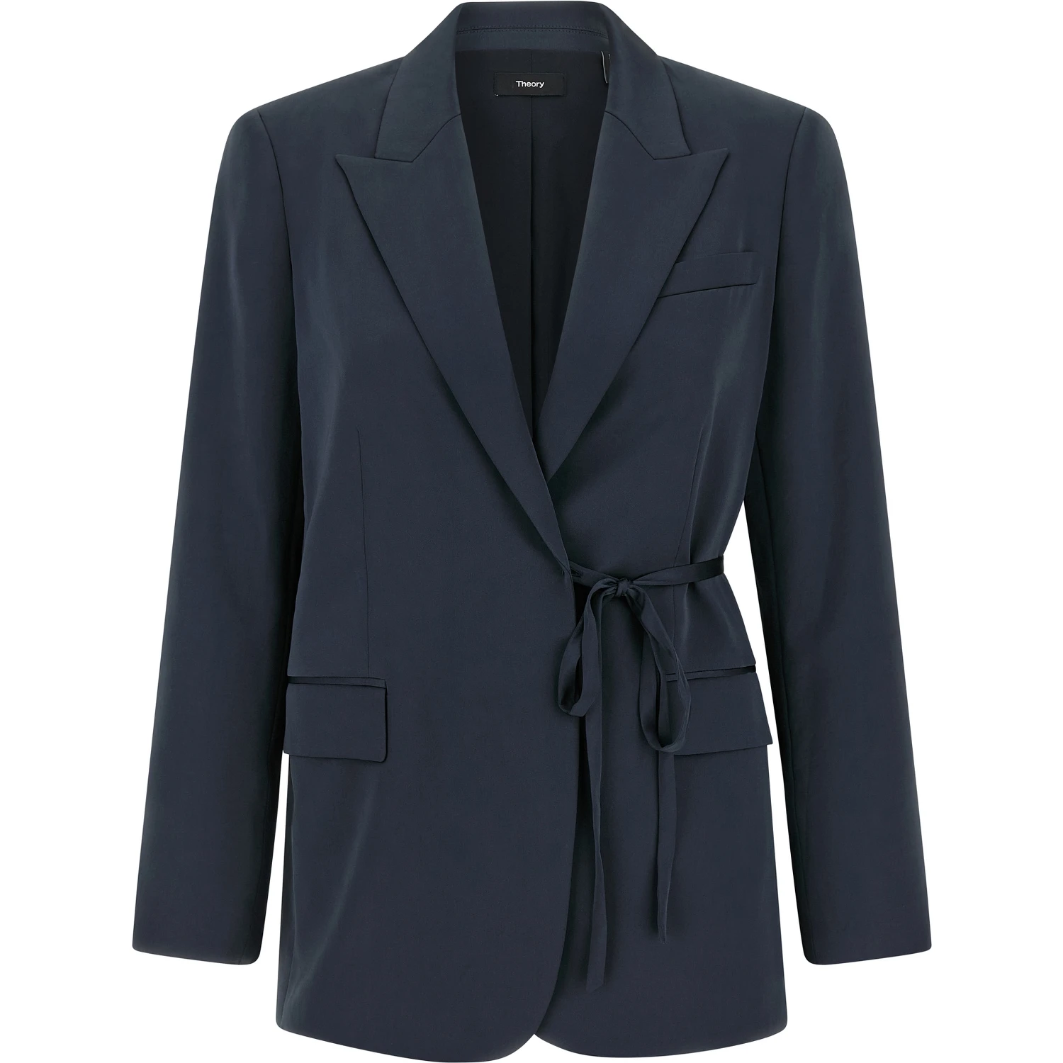 Blue Polyester Blazer