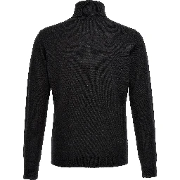 Gray Merino Wool Cardigan
