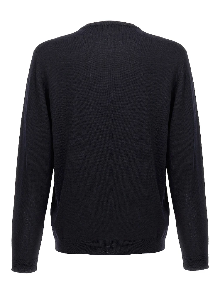 Blue Merino Wool Cardigan alternative