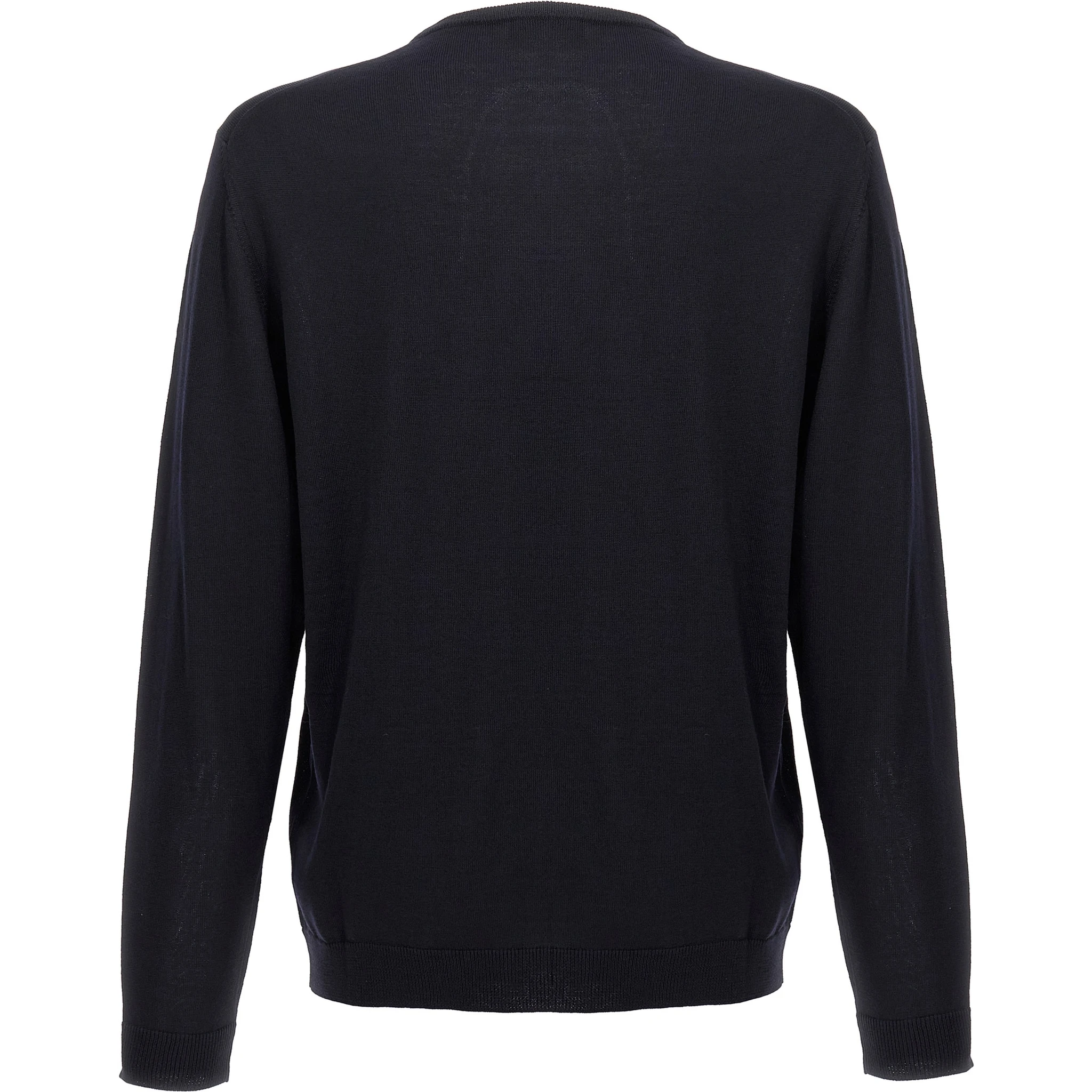 Blue Merino Wool Cardigan