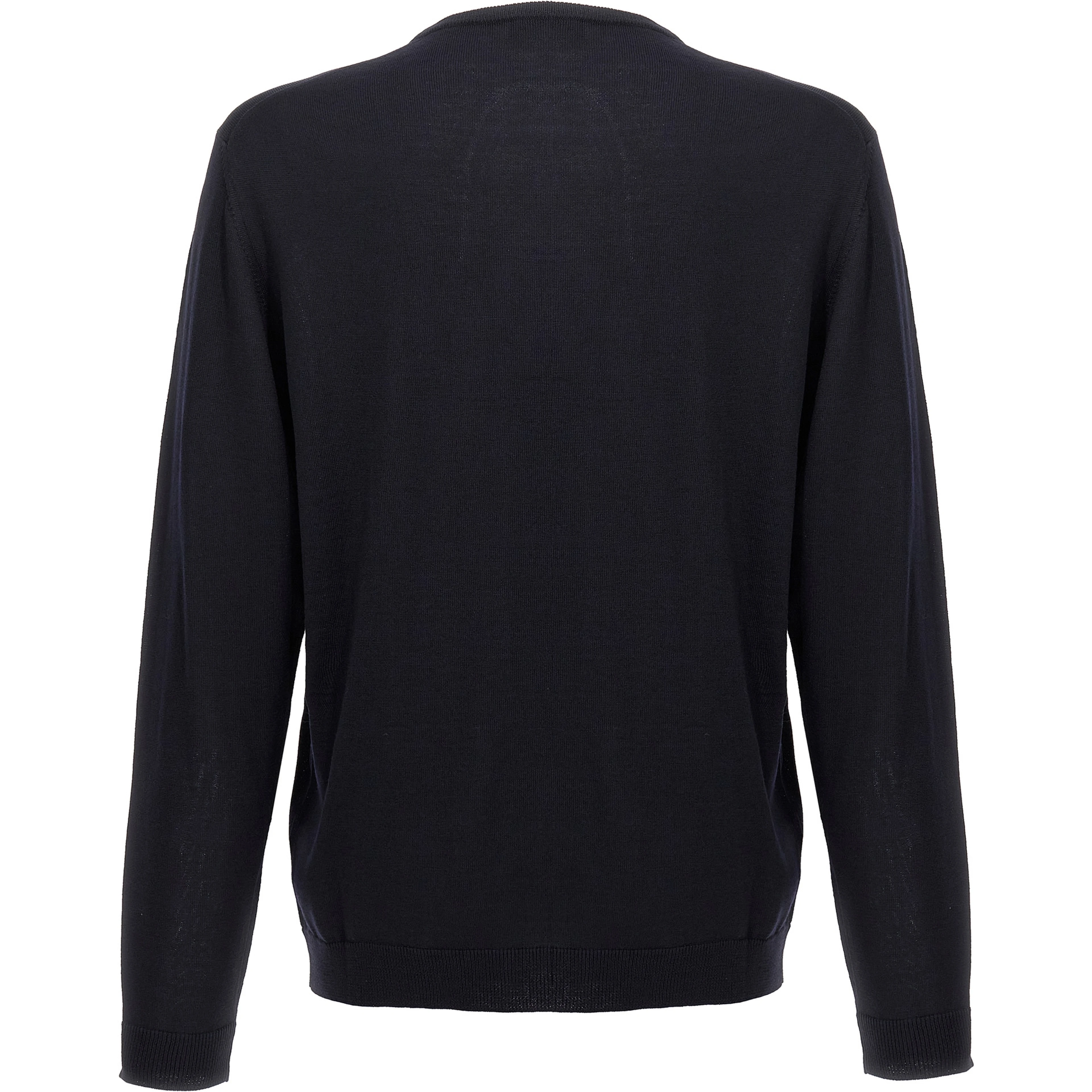 Blue Merino Wool Cardigan