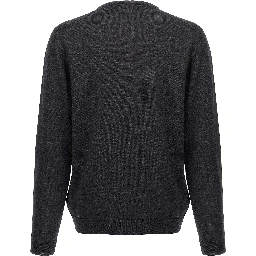 Gray Merino Wool Cardigan