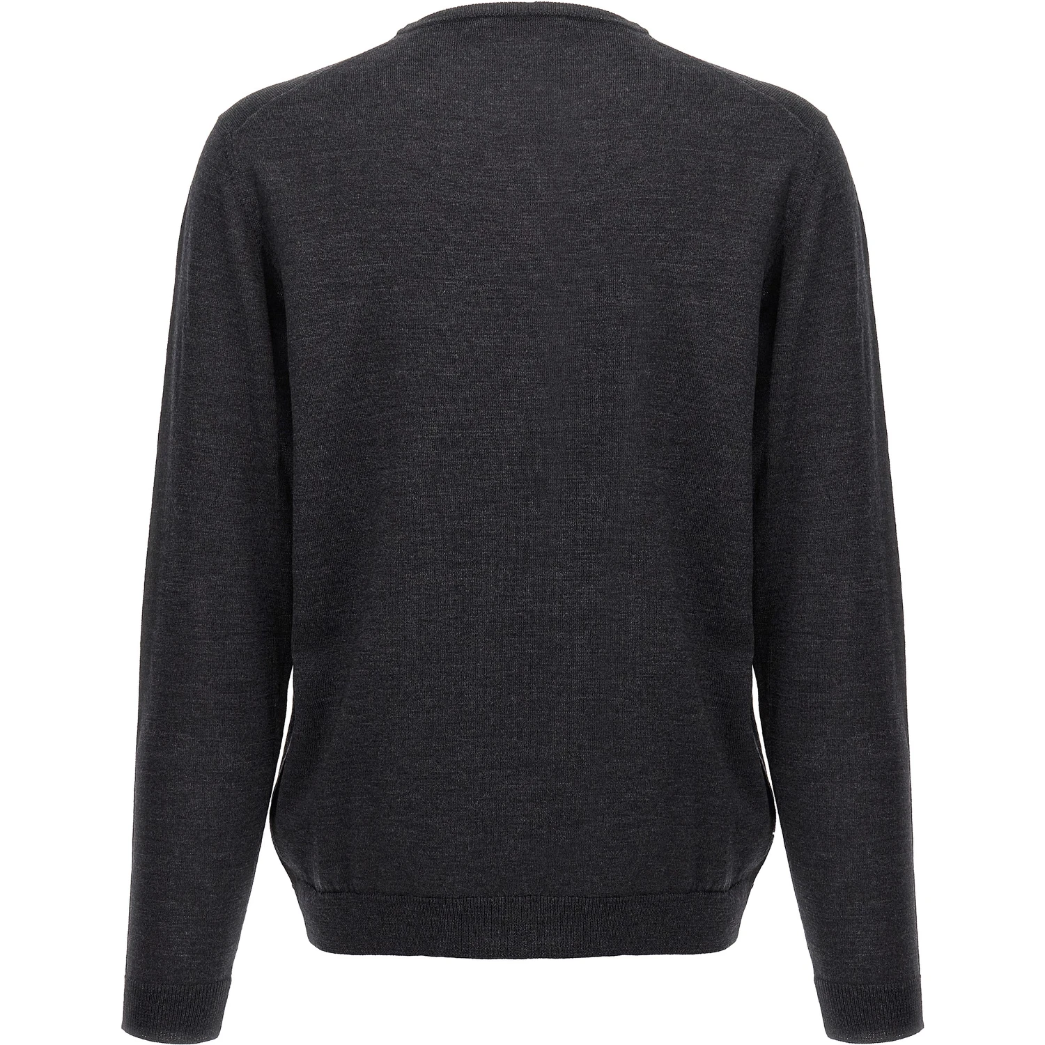 Gray Merino Wool Cardigan