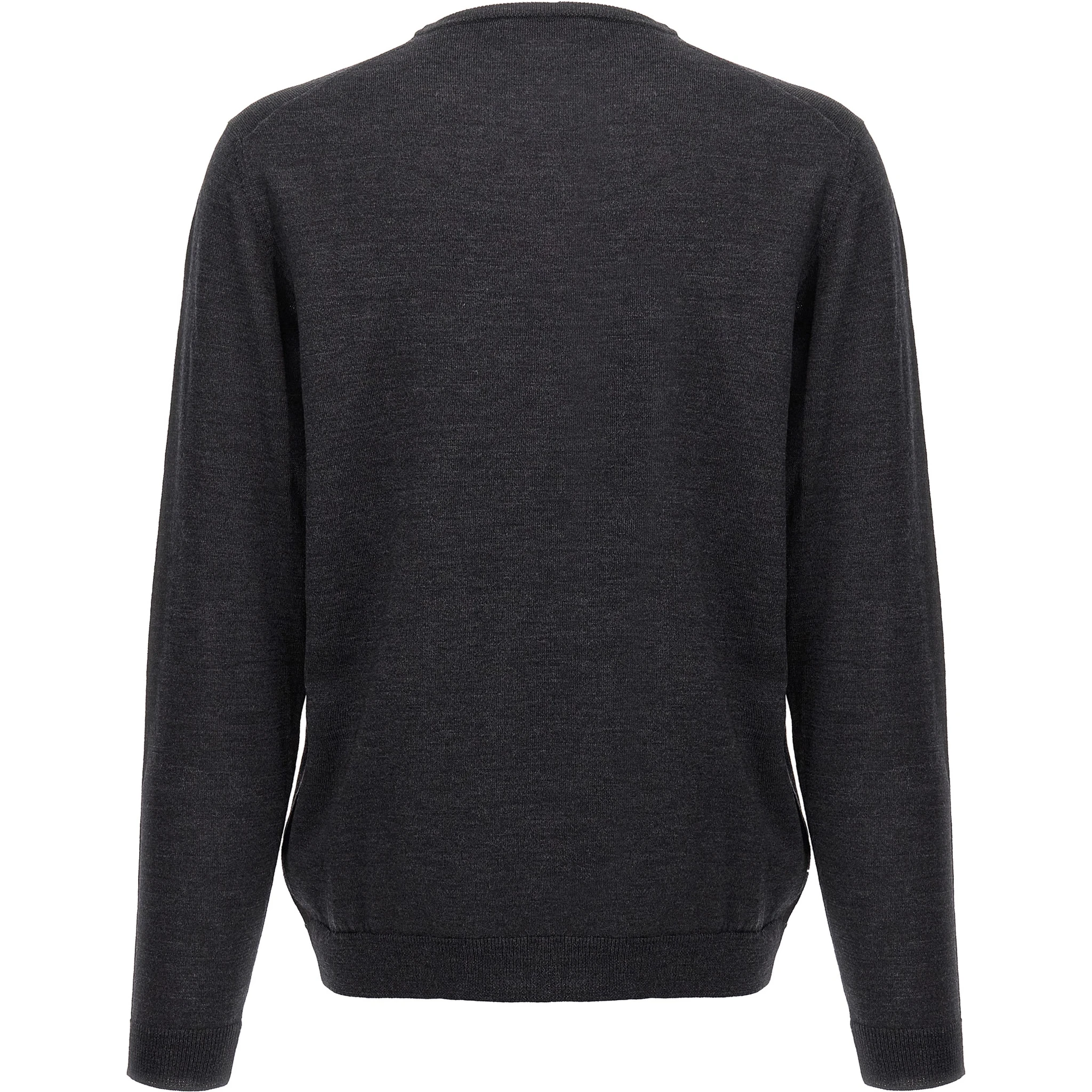 Gray Merino Wool Cardigan