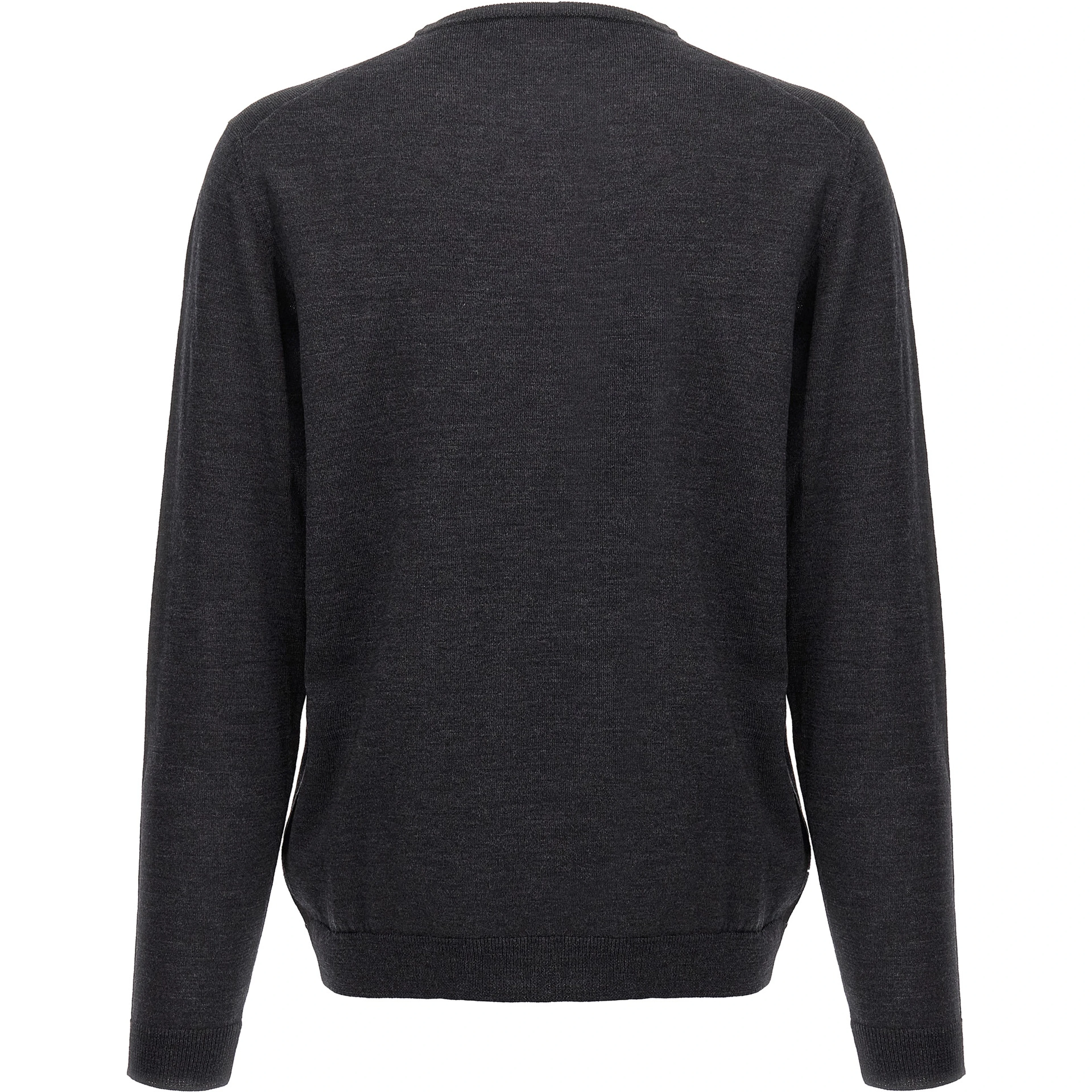 Gray Merino Wool Cardigan