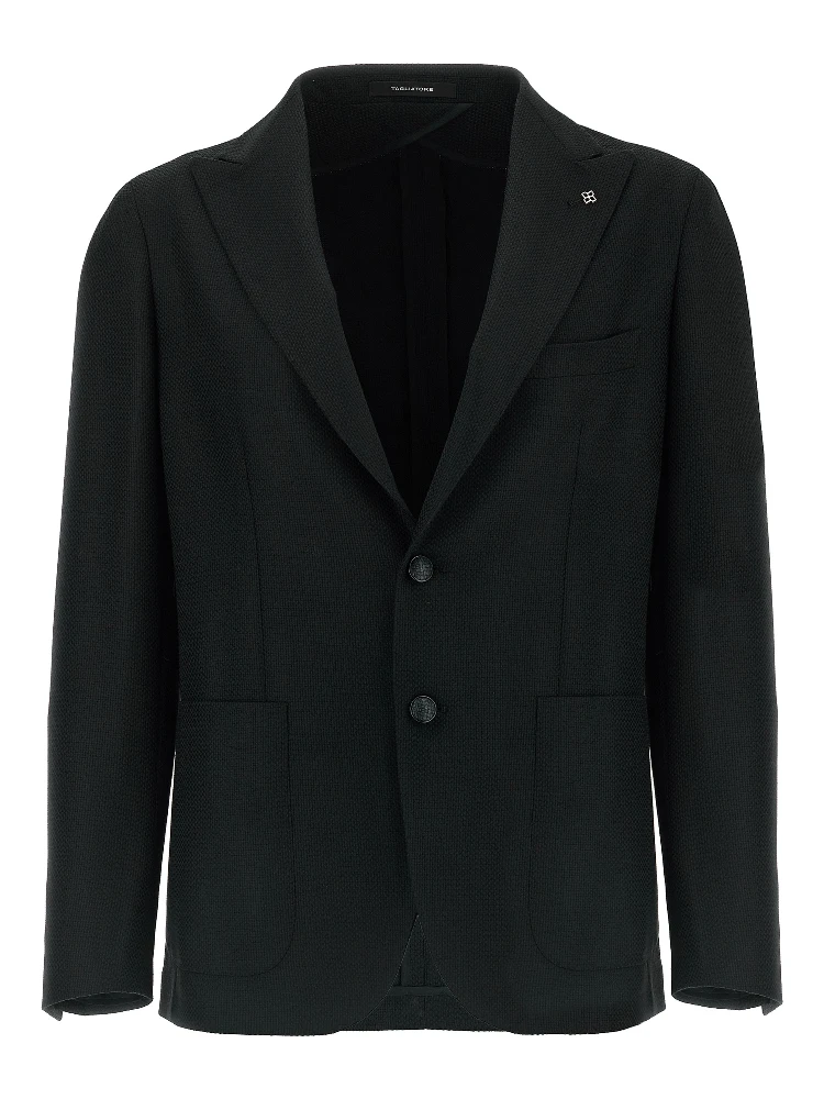 Black Virgin Wool Blazer