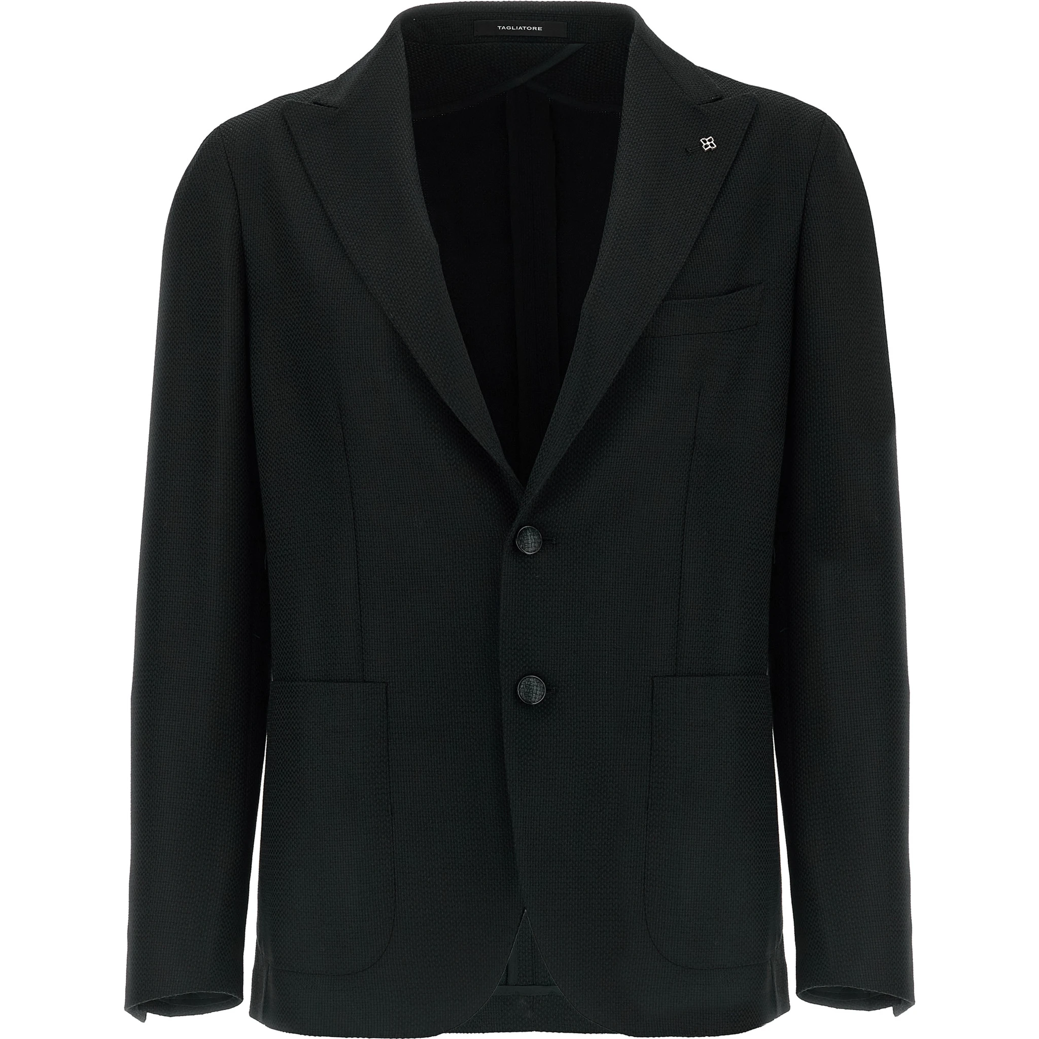 Black Virgin Wool Blazer