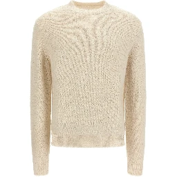 White Alpaca Leather Cardigan