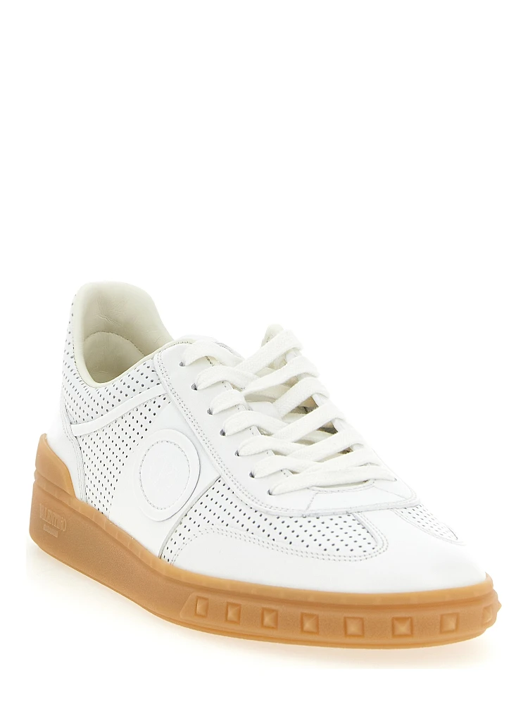 White Calfskin Low Top Sneakers alternative