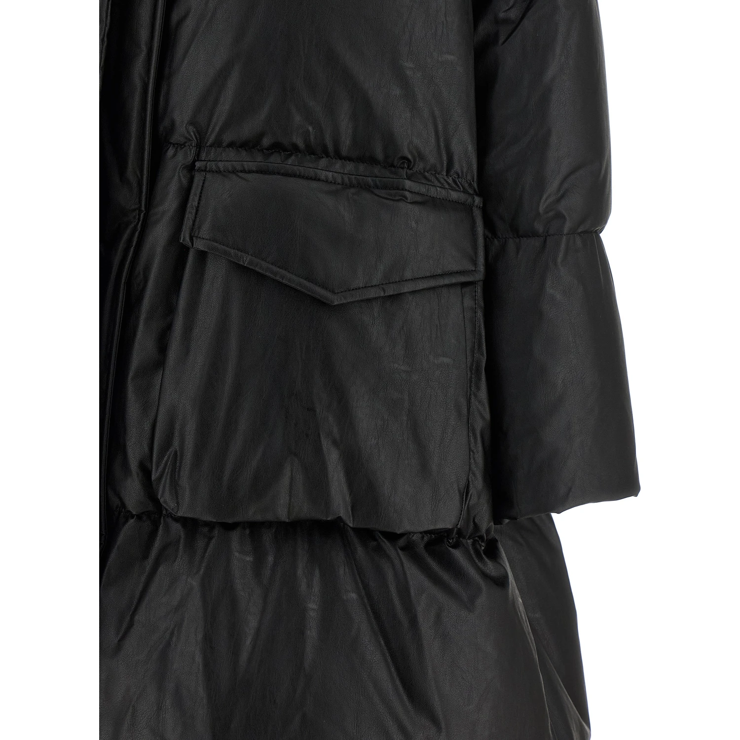 Black Viscose Coat