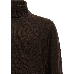 Brown Merino Wool Cardigan