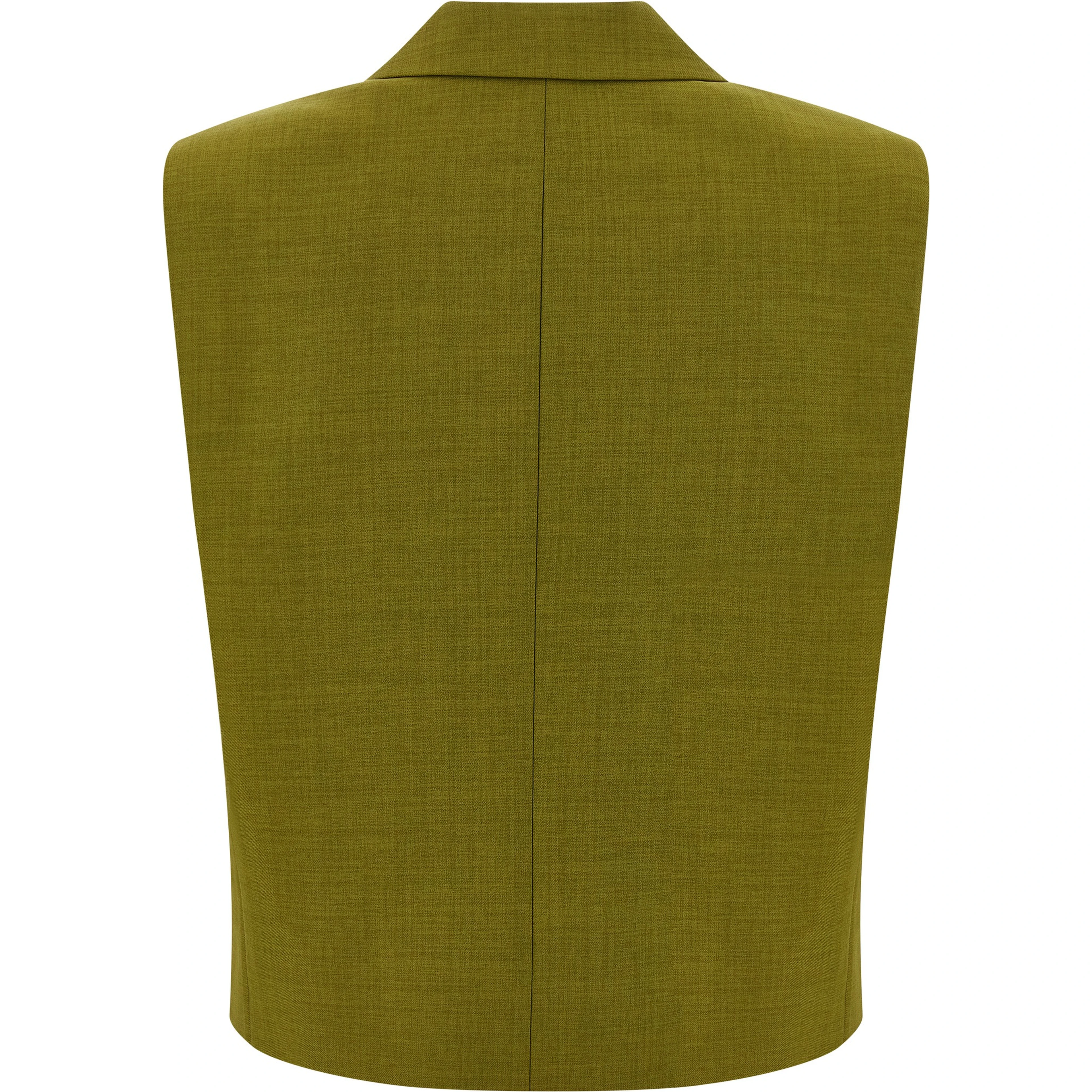 Bicolor Polyester Sleeveless Jacket