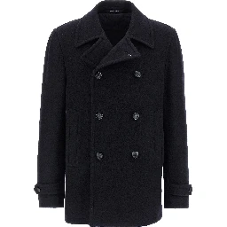 Blue Wool Coat