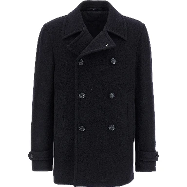 Blue Wool Coat