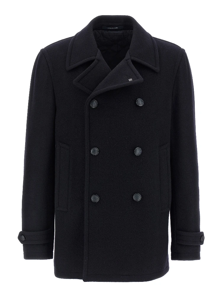 Blue Wool Coat