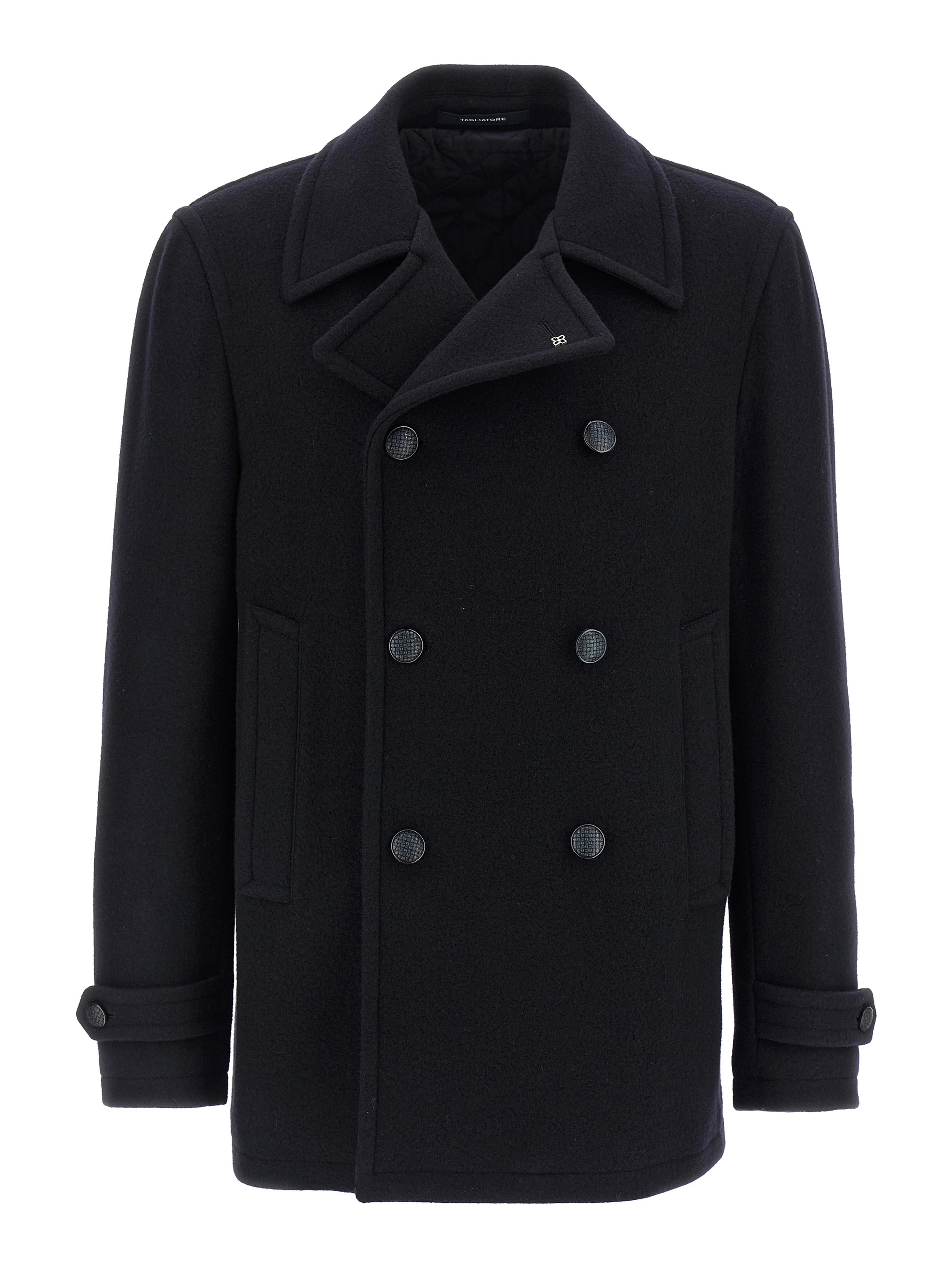 Blue Wool Coat