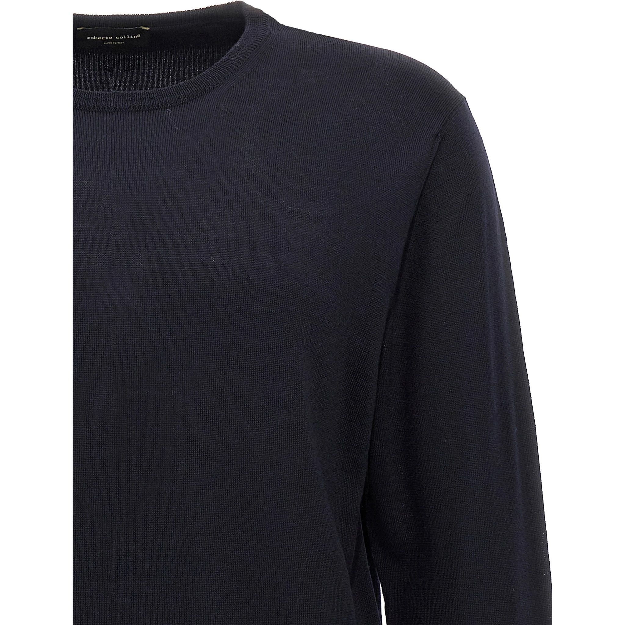 Blue Merino Wool Cardigan