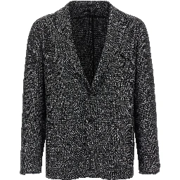 Gray Virgin Wool Blazer