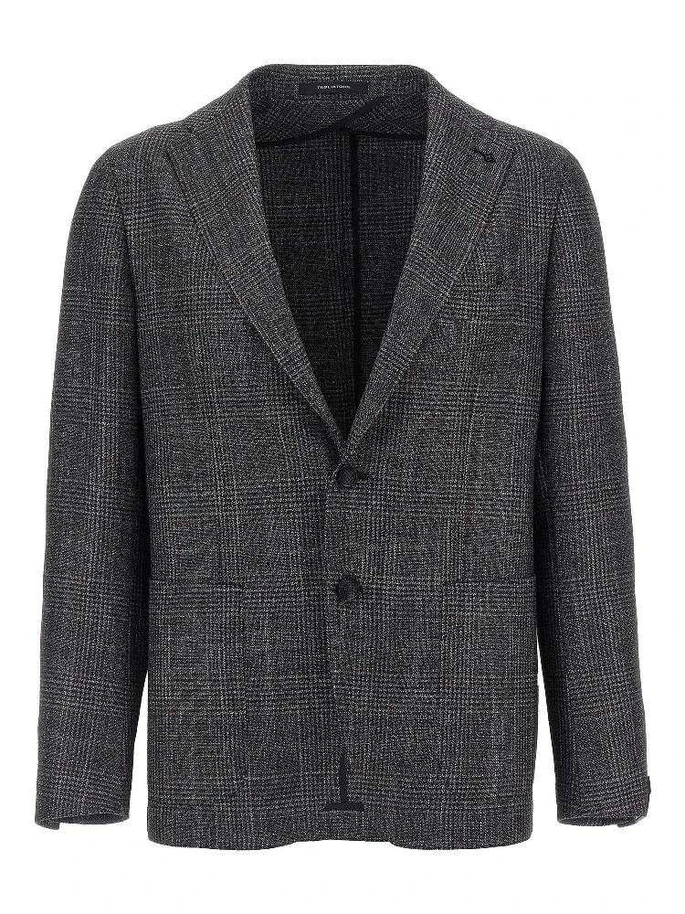 Gray Virgin Wool Blazer