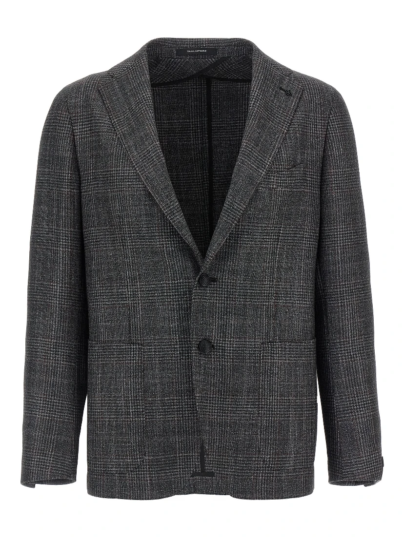 Gray Virgin Wool Blazer