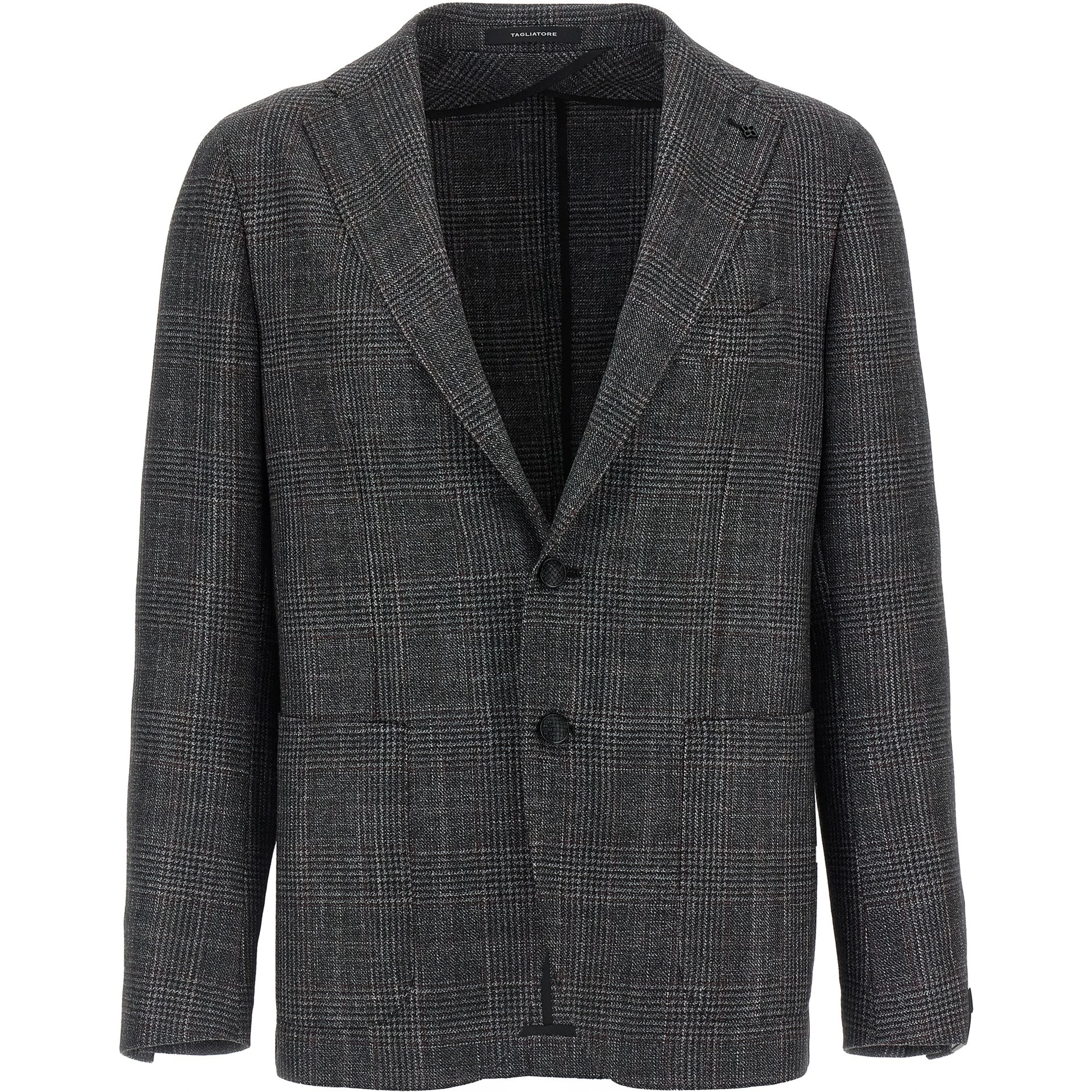 Gray Virgin Wool Blazer