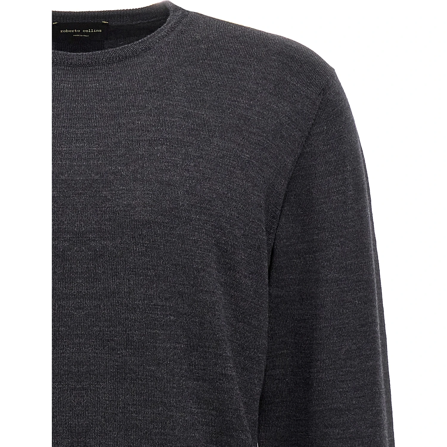 Gray Merino Wool Cardigan