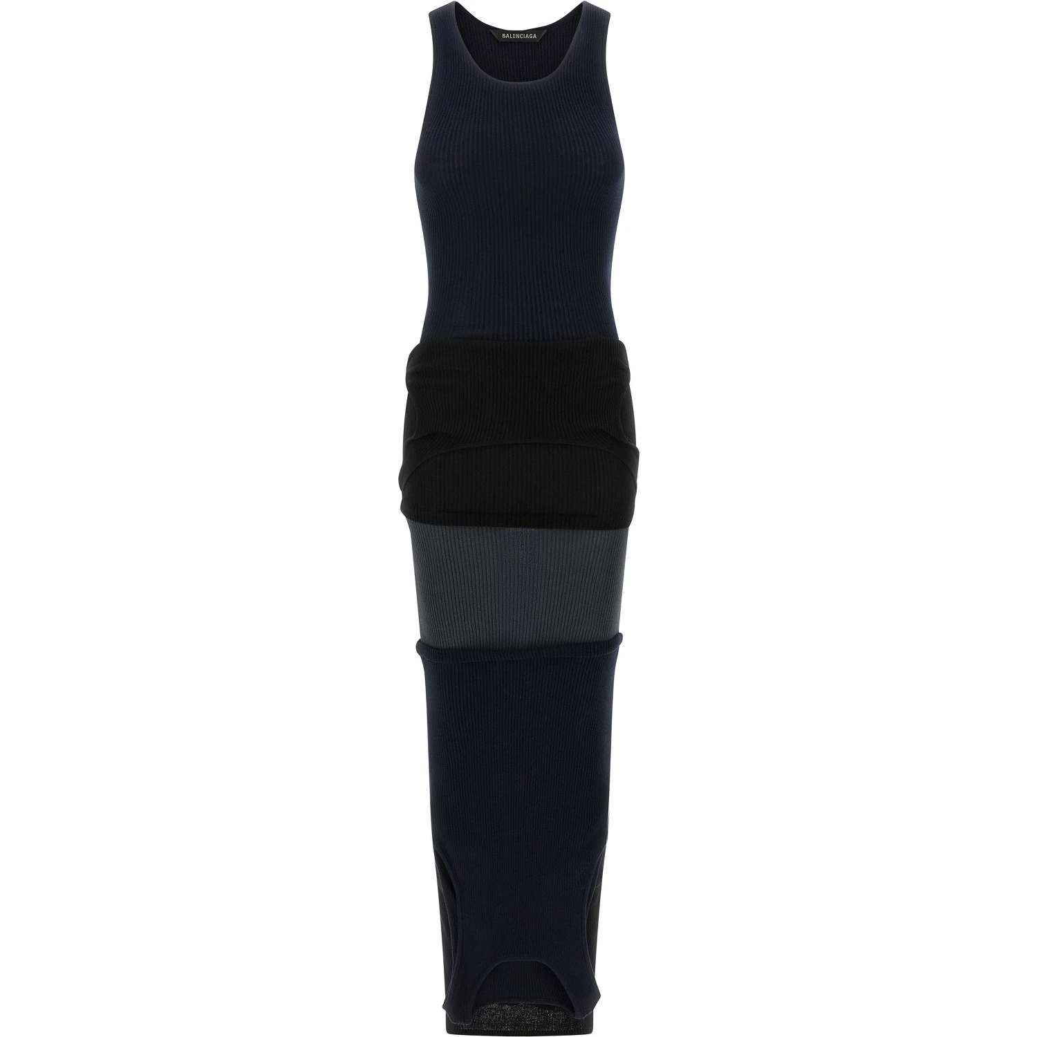 Black Cotton Long Dress