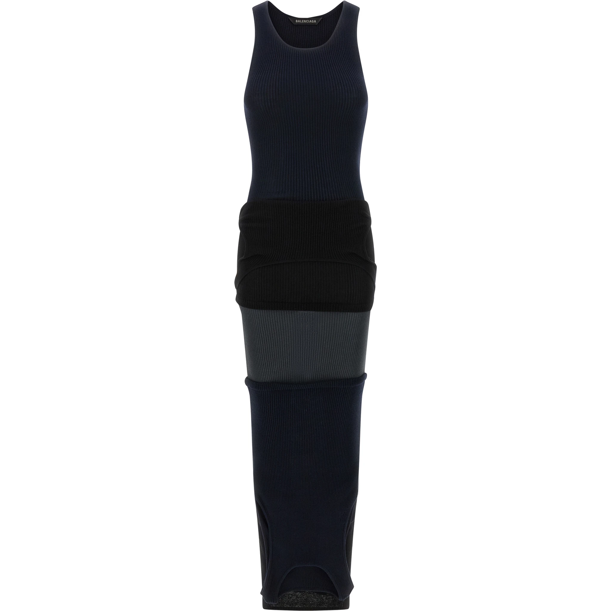 Black Cotton Long Dress