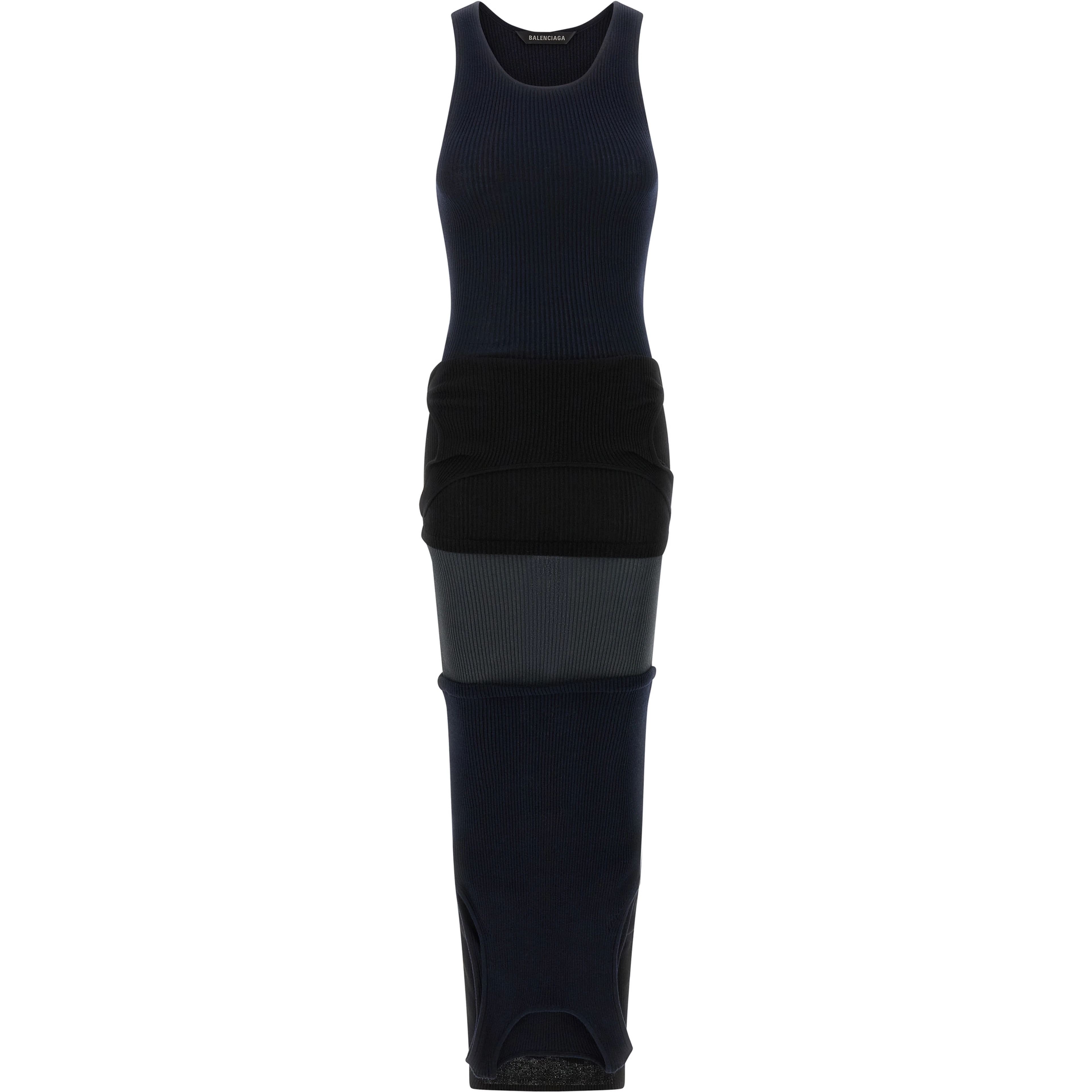 Black Cotton Long Dress
