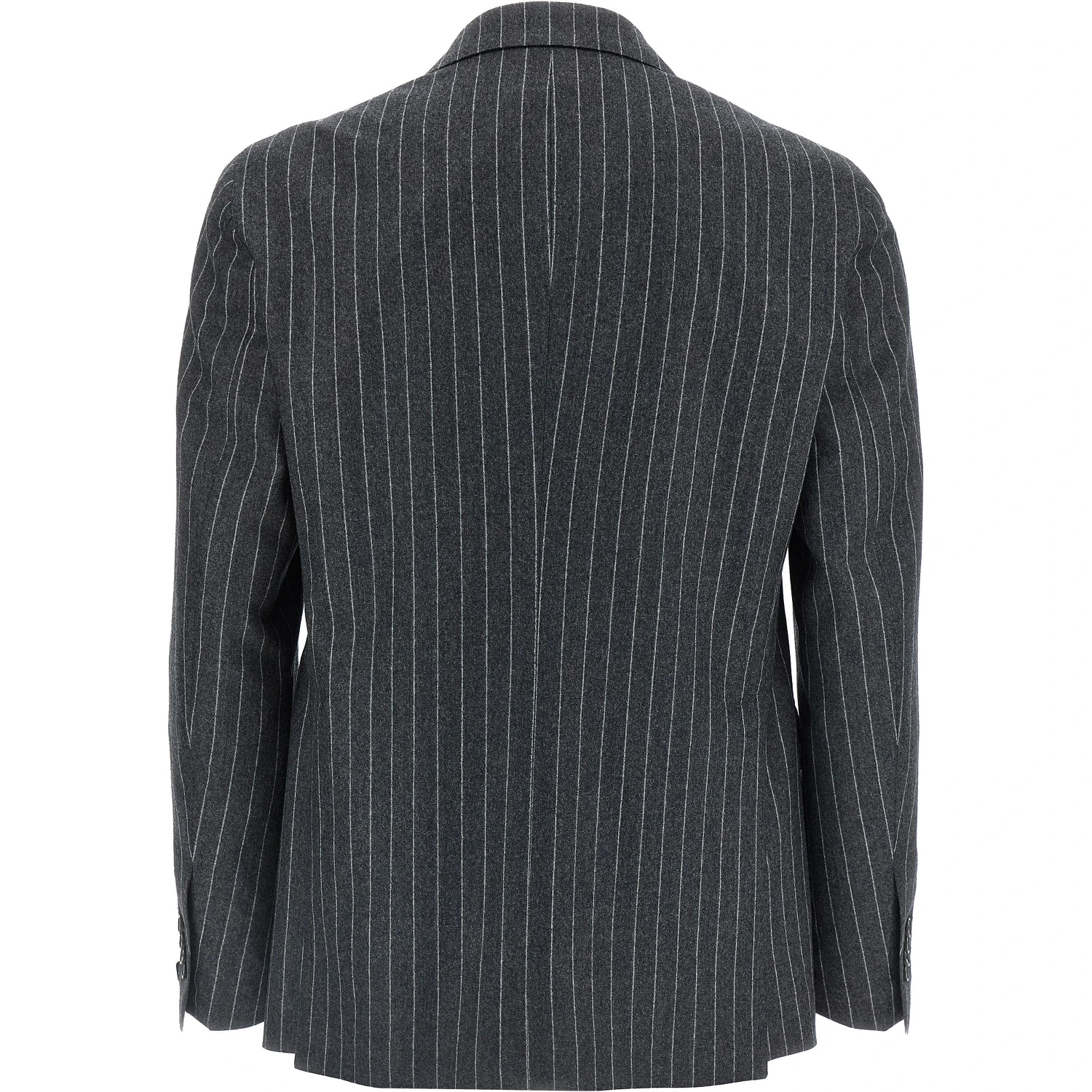 Gray Virgin Wool Two-Piece Suit