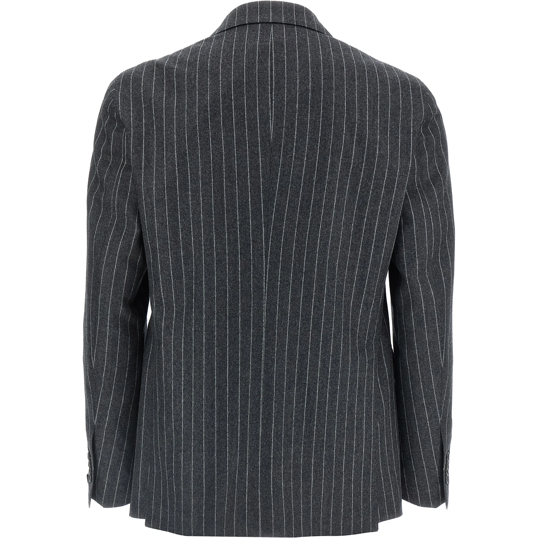 Gray Virgin Wool Two-Piece Suit