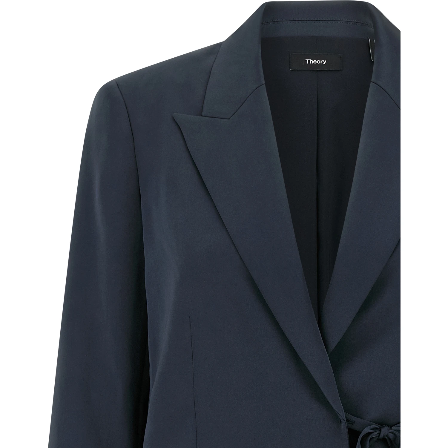 Blue Polyester Blazer