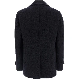 Blue Wool Coat