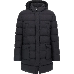 Black Polyamide Coat