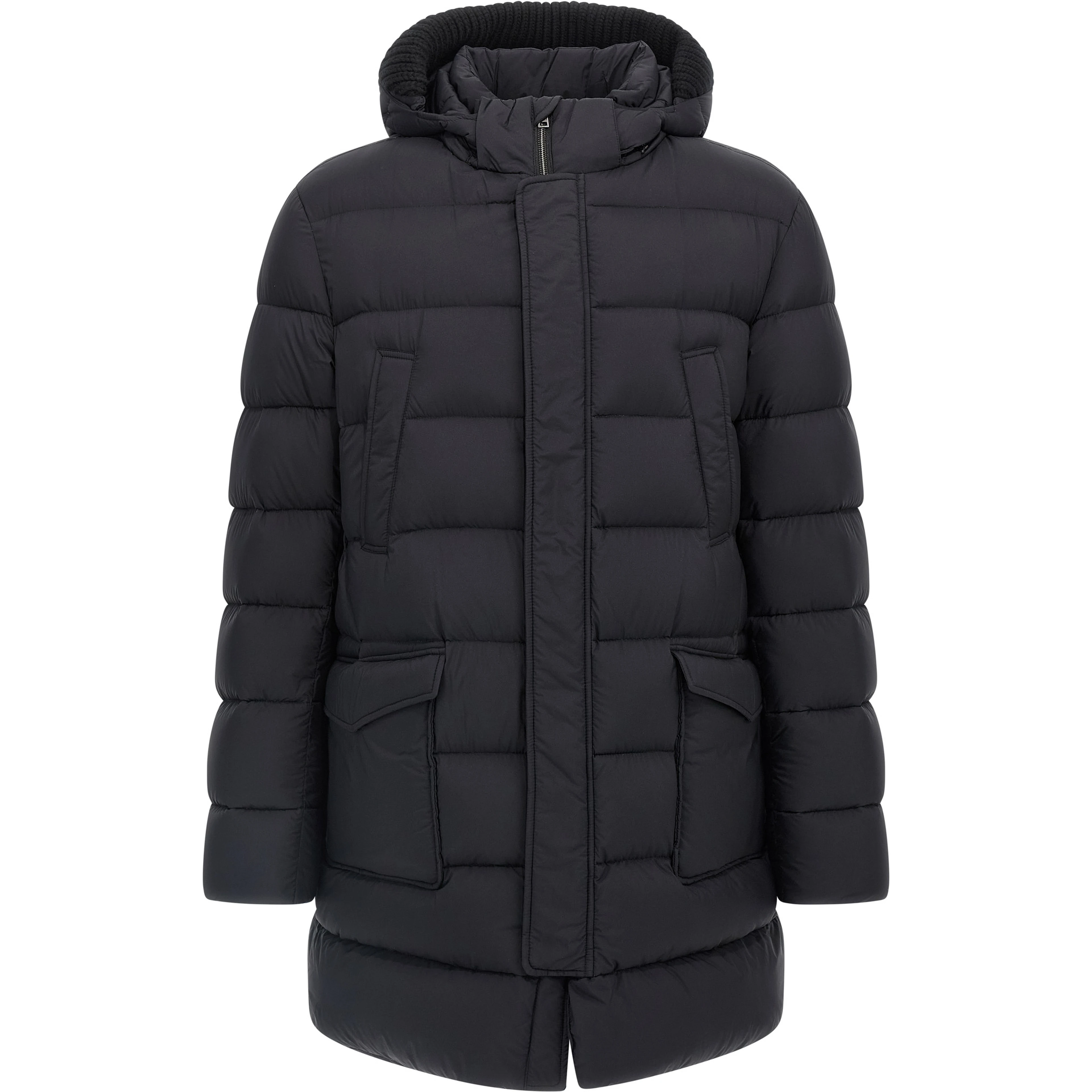 Black Polyamide Coat