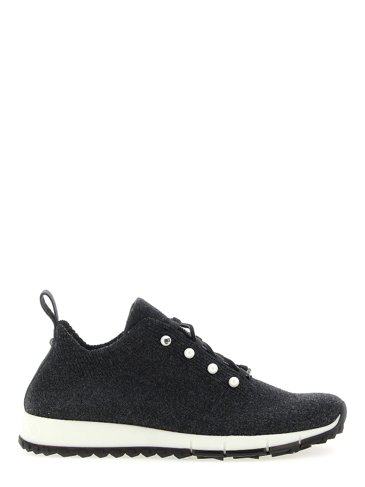 Black Tencel Low Top Sneakers