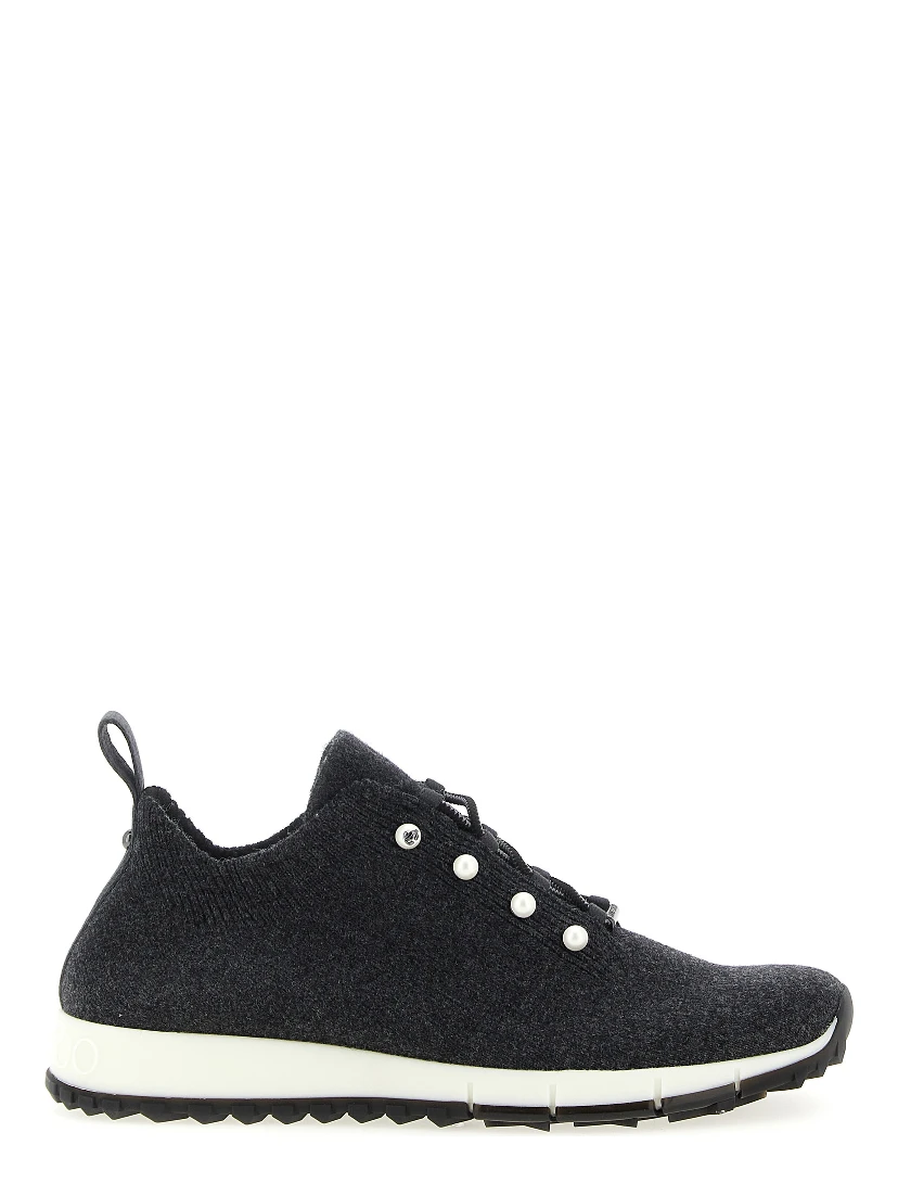 Black Tencel Low Top Sneakers