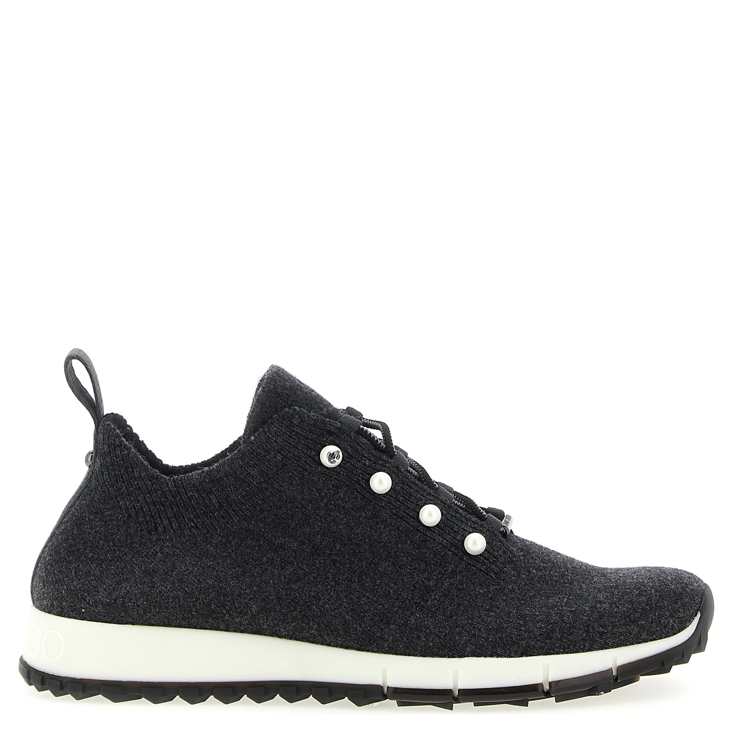 Black Tencel Low Top Sneakers