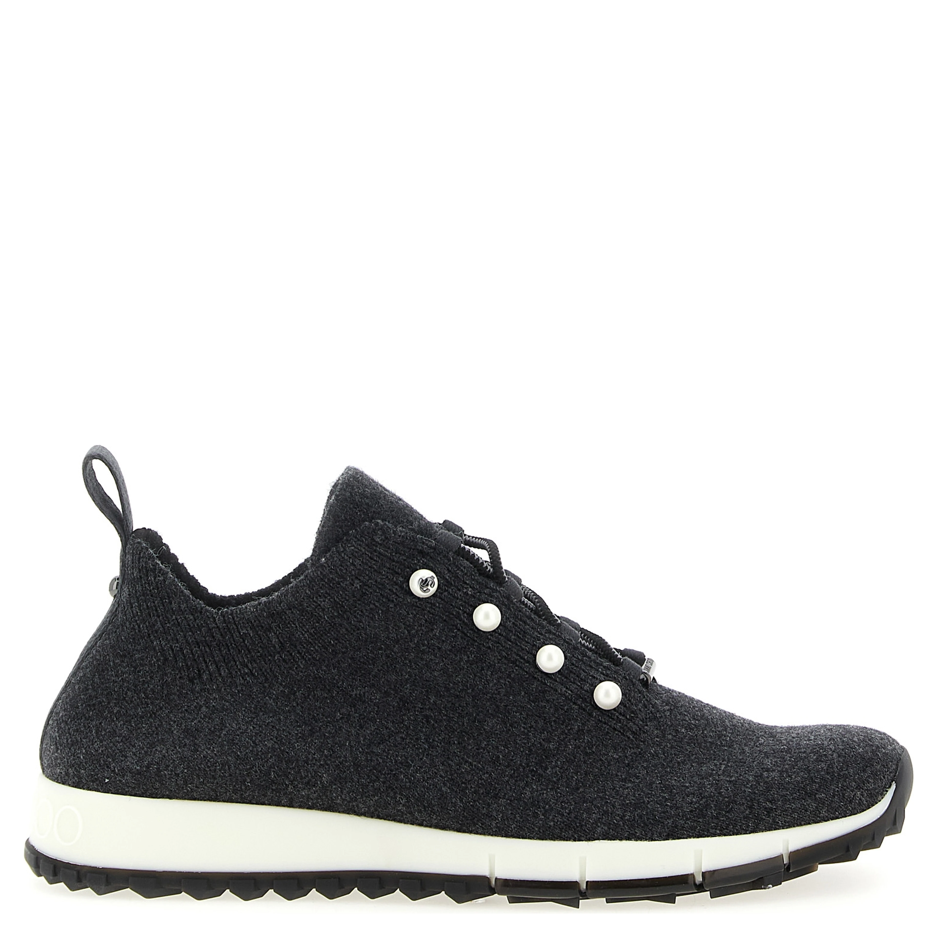 Black Tencel Low Top Sneakers
