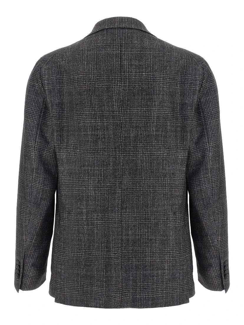 Gray Virgin Wool Blazer