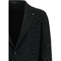 Black Virgin Wool Blazer