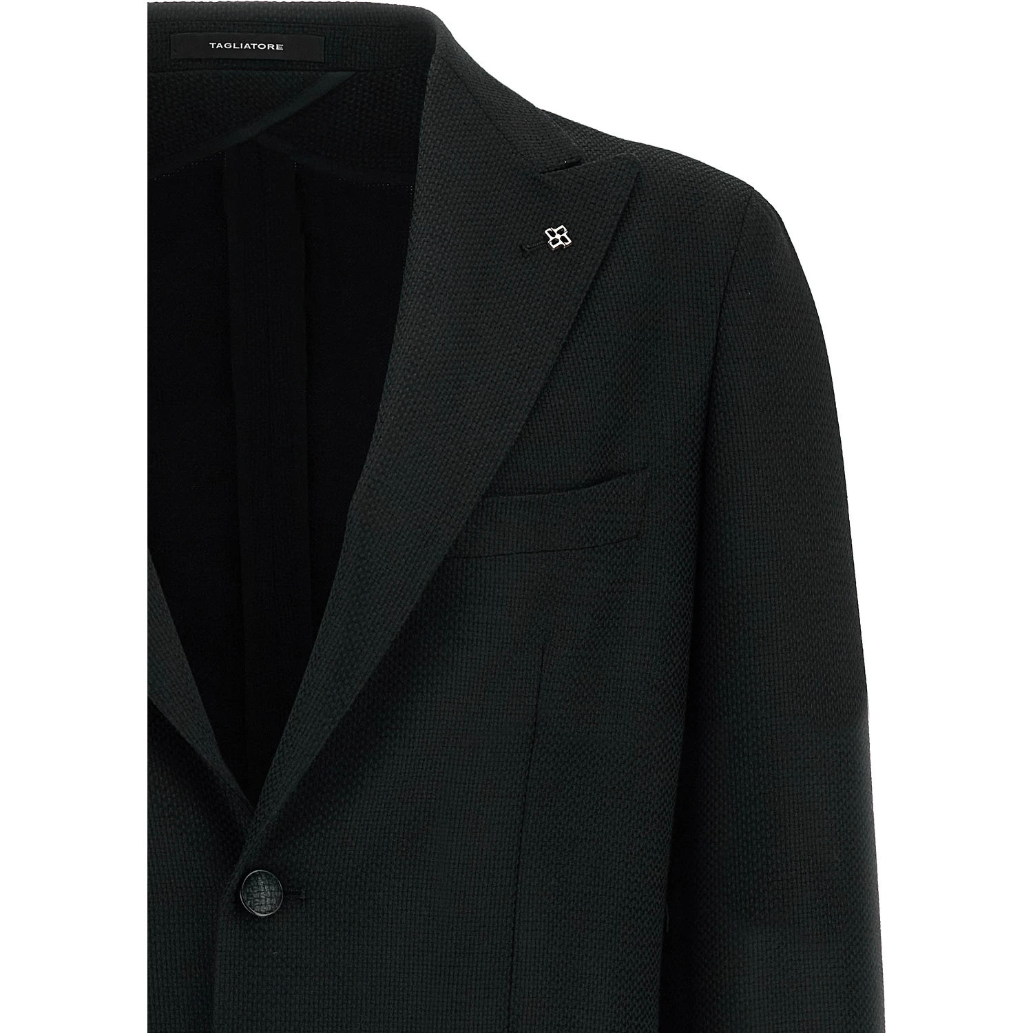 Black Virgin Wool Blazer