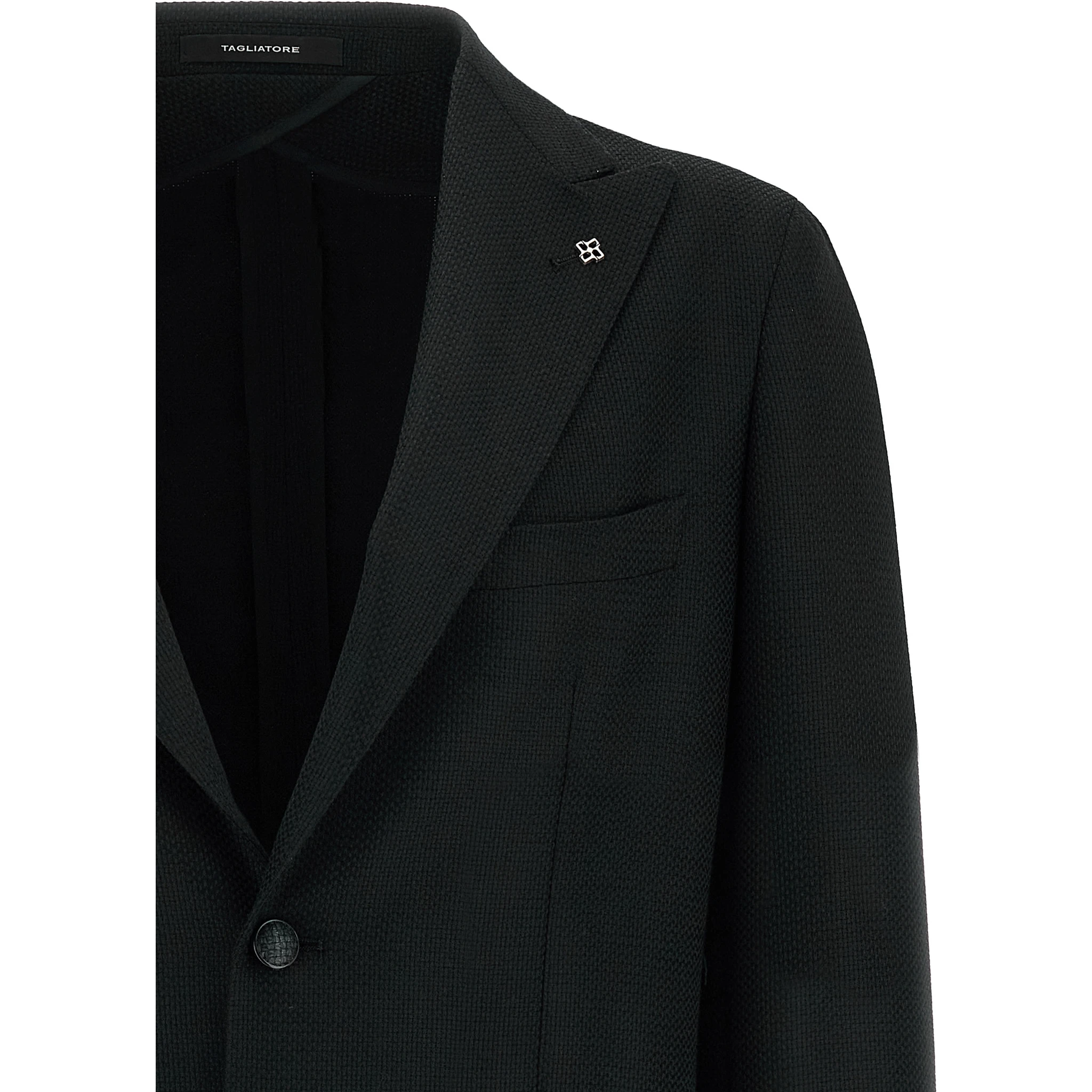 Black Virgin Wool Blazer