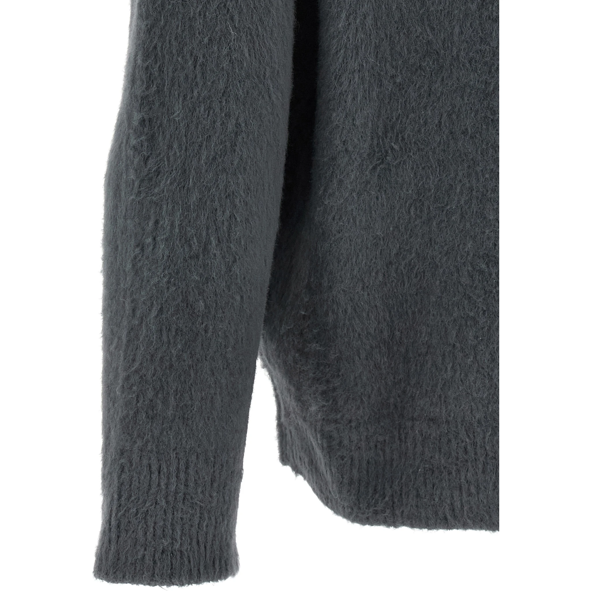 Gray Cotton Cardigan