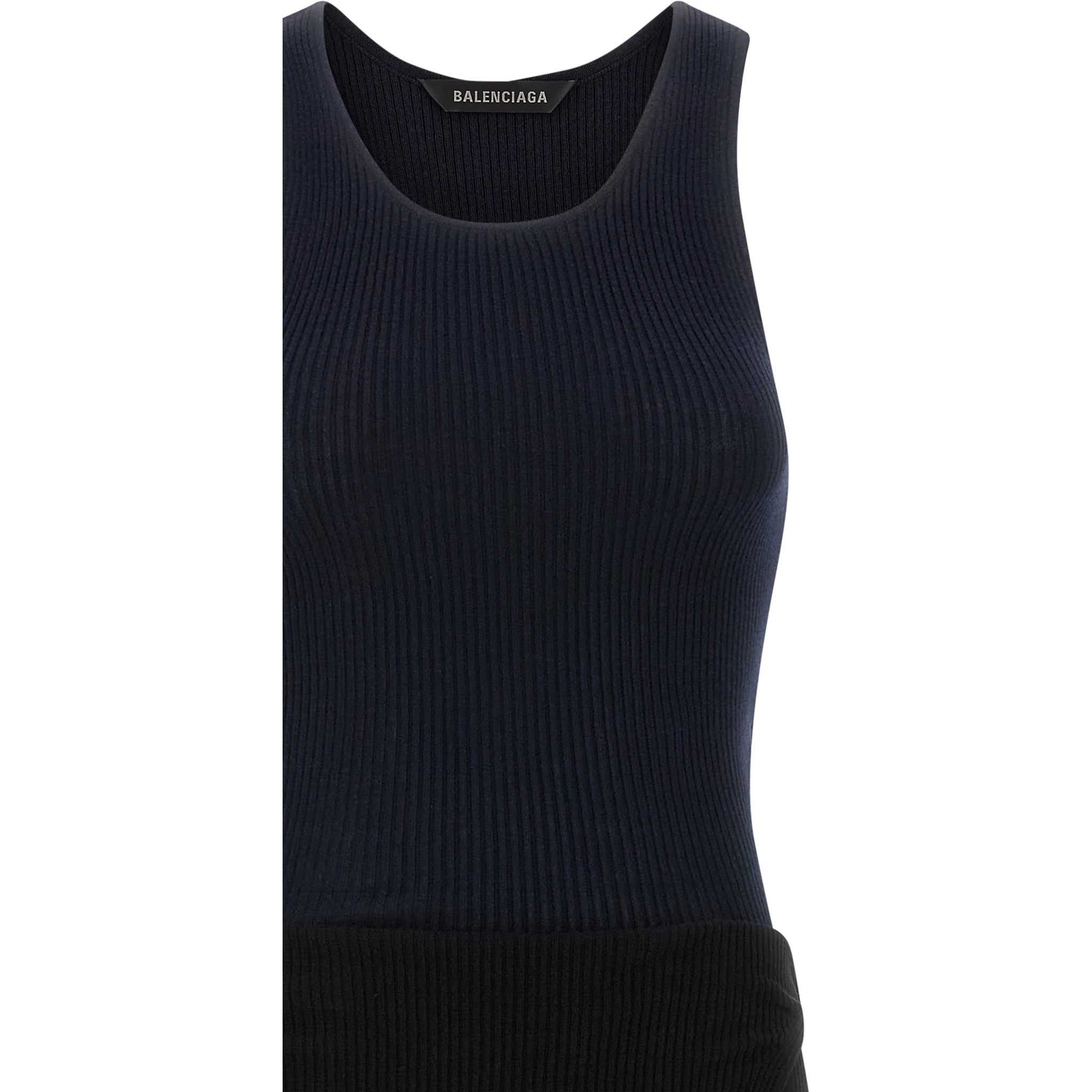 Black Cotton Long Dress
