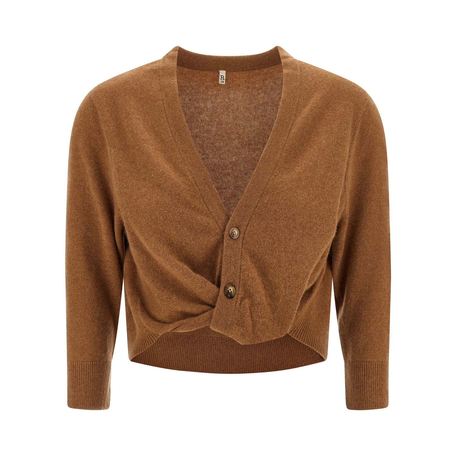 Brown Cashmere Cardigan