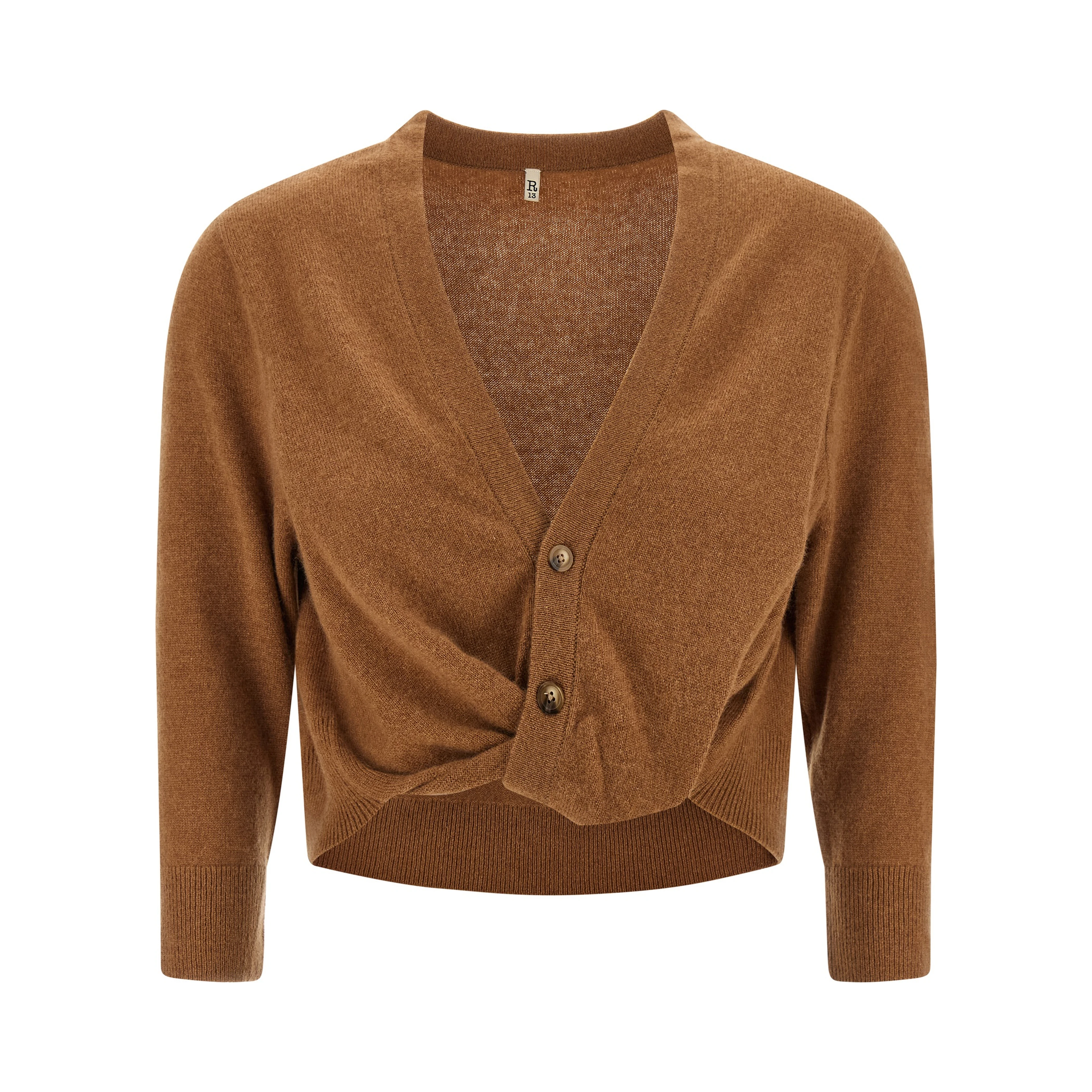 Brown Cashmere Cardigan