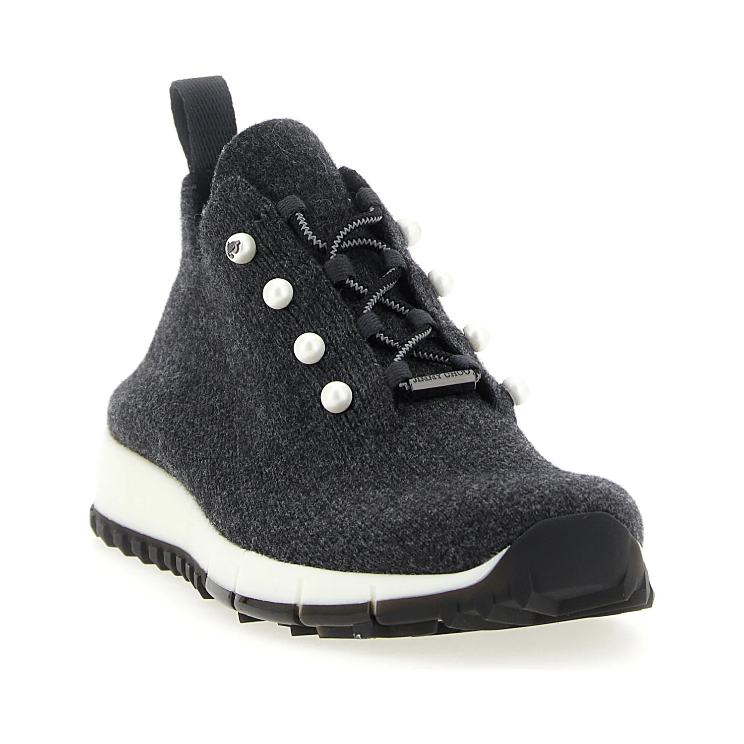 Black Tencel Low Top Sneakers